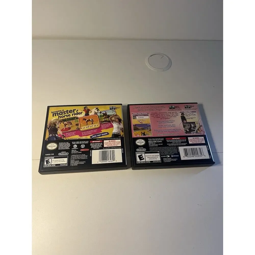 Ener-G Horse Riders & Pony Friends 2 Nintendo DS Video Games W/ Instruction CIB